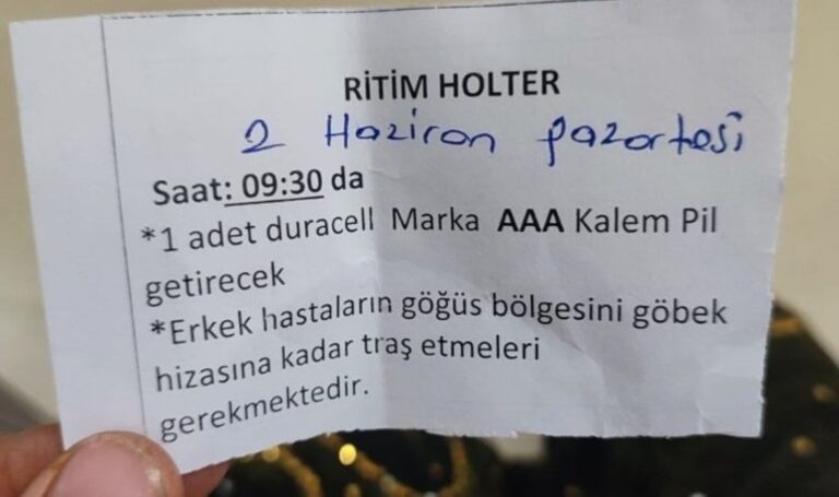 Pil için hastanın devlet hastanesinin “Holter” cihazı – Torrkiye News l'Arità