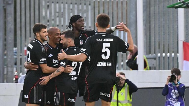 Maçın Özeti San Patrizio'nun 1-4 Besiktas | Kartal İrlanda'daki tur kapısını açtı.