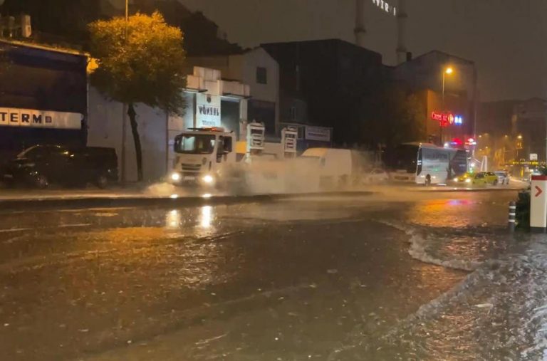 İstanbul’da Şiddetli Yağışlar Yaşandı