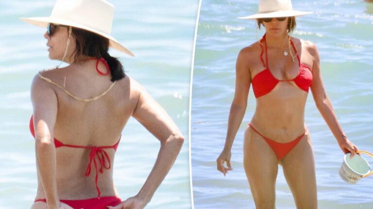 Eva Longoria, İspanya sahillerinde dikkat çekti! Yaşı merak edildi